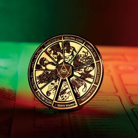 Dungeons & Dragons 24k Gold Plated Alignment Spinner Pin Badge / Fan Shop and Merchandise |  Techbox