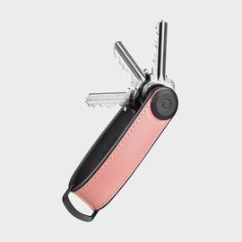 OrbitKey - Hybrid Leather Key Organiser - Pastel Pink / Gadgets