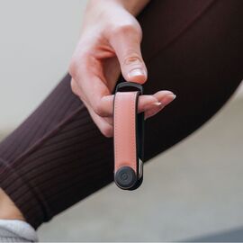 OrbitKey - Hybrid Leather Key Organiser - Pastel Pink / Gadgets