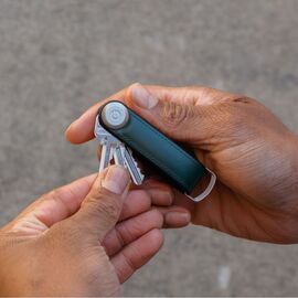 Orbitkey - Hybrid Leather Key Organiser - Pine Green / Gadgets