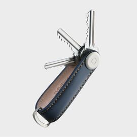 Orbitkey - Leather Key Organiser- Navy/Tan / Gadgets - Αταξινόμητα -  - Techbox
