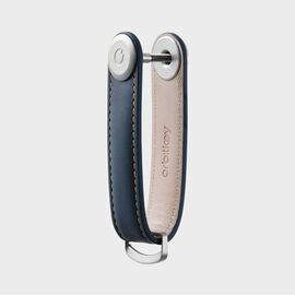 Orbitkey - Leather Key Organiser- Navy/Tan / Gadgets - Αταξινόμητα -  - Techbox