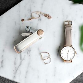 Orbitkey - Leather Key Organiser - Stone/Grey / Gadgets - Αταξινόμητα -  - Techbox