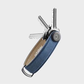 OrbitKey - Waxed Canvas Key Organiser - Navy Blue / Gadgets - Αταξινόμητα -  - Techbox