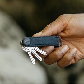 OrbitKey - Waxed Canvas Key Organiser - Navy Blue / Gadgets - Αταξινόμητα -  - Techbox