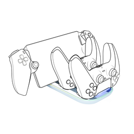 Nacon 3-in-1 Charging Station RGB White PS5 / PlayStation 5 | Techbox