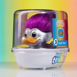 Numskull - Trolls Tubbz 1st ED Silver (Purple Hair) / Fan Shop and Merchandise - Tubbz - Collectibles - Techbox