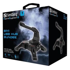 Sandberg - 2in1 USB Hub Bungee / Computers