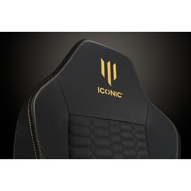 Apollon Classic / Gold Top Black seat + Gold logo / Computers - Gaming Furniture - Gaming - Techbox