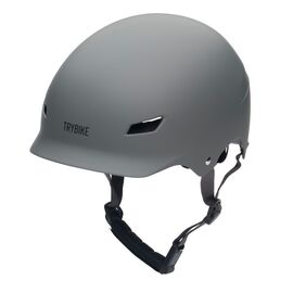 Trybike - Retro Helmet - Vintage Matte Grey - S/M / Sport and Outdoor