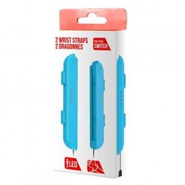Pair of Joy-Con Hand Wrist Straps Blue / Nintendo Switch - Παιχνίδια Nintendo Switch - Τίτλοι Παιχνιδιών - Techbox