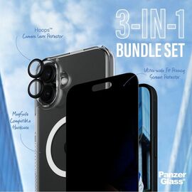 PanzerGlass - iPhone 16 Plus 6.7'' 3-in-1 Privacy Protect Bundle / Electronics - Αταξινόμητα -  - Techbox