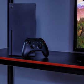 Xrocker Hq High Sleeper Gaming Bed With Desk - Black And Red / Computers - Gaming Furniture - Gaming - Techbox
