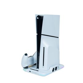 Nacon Charging Station with Fan RGB/USB Hub/Fan, White PS5 Slim / PlayStation 5 - Παιχνίδια PS5 - Τίτλοι Παιχνιδιών - Techbox