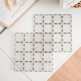 Connetix - Base Plate - Clear - 2 Pieces (CT-C-00002-BP) / Toys