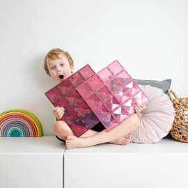Connetix - Base Plate - Pastel Pink & Berry - (CT-P-PB002-BP) / Toys - Αταξινόμητα -  - Techbox