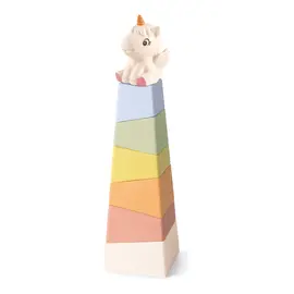 Kinder and Kids - Wheat Straw Unicorn Tower Stacking Game - (K30009) / Toys - Αταξινόμητα -  - Techbox