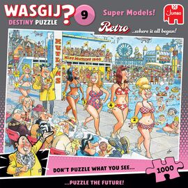Wasgij - Retro Destiny - #9 Super Models! (1000 pieces) (1110100503) / Toys |  Techbox