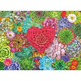 Ravensburger - Succulent Love - 500p (12001469) / Toys - Puzzles - Gifts - Techbox
