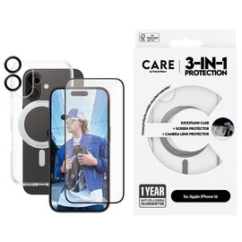 CARE by PanzerGlass - 3-in-1 Ceramic Bundle - iPhone 16 / Electronics | Techbox