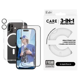 CARE by PanzerGlass - 3-in-1 - iPhone 16 - Bundle / Electronics - Apple Cases - Cases - Techbox