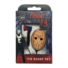 Friday 13th Pin Badge Set / Fan Shop and Merchandise |  Techbox