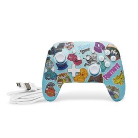 PowerA Enhanced Wireless Controller for Nintendo Switch - Fortnite Sticker Mania / Nintendo Switch - Nintendo Switch Accessories - Accessories for Consoles - Techbox