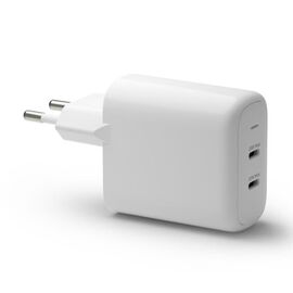Dbramante1928 - Re-charge - Wall Charger GaN - 2x USB-C 25W EU - White / Electronics