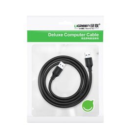 Ugreen USB 2.0 (male) - USB 2.0 (male) cable 1 m black (US128 10309) - USB Cables - Cables & Adapters - Techbox