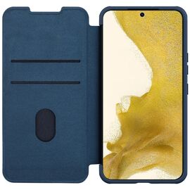 Nillkin Qin Cloth Pro Case Case for Samsung Galaxy S23+ Cover with Flip Camera Protector Blue | Techbox