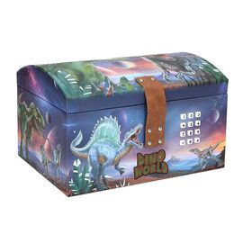 Dino World - Treasure Chest With Code, Sound And Light - (0413441) / Toys