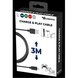 Subsonic Charge PS5, X BOX series, Switch 3 meter / PlayStation 4