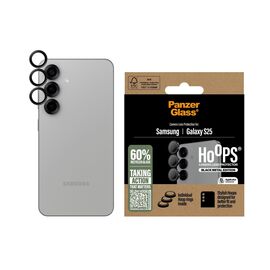 PanzerGlass - Hoops Lens Protector Galaxy S 2025, black / Electronics