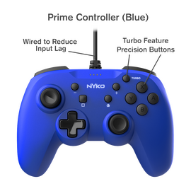Nyko Prime Wired Controller - Blue For Switch / PlayStation 5 - &Pi;&alpha;&iota;&chi;&nu;ί&delta;&iota;&alpha; PS5 - &Tau;ί&tau;&lambda;&omicron;&iota; &Pi;&alpha;&iota;&chi;&nu;&iota;&delta;&iota;ώ&nu; - Techbox