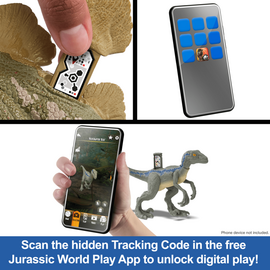 Jurassic World - Big Epic Attack Herrerasaurus w. damage, light and sound (HTP66) / Toys