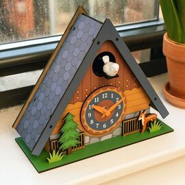Kikkerland - Cuckoo Clock - 22 cm x 18.25 cm x 9 cm / Gadgets