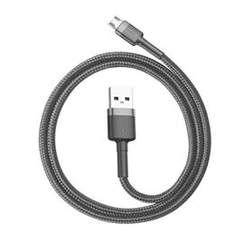 Baseus Cafule 2.4A 1m Micro USB cable (grey/black) - Cables & Adapters - Cables & Accessories - Techbox