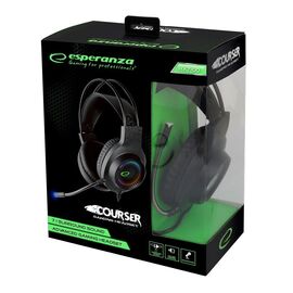 Esperanza EGH7100 Headphones with microphone Headband Black | Techbox