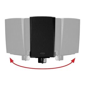 B-Tech VENTRY - Side Clamping Loudspeaker Wall Mounts with Tilt & Swivel (Pair) | Techbox