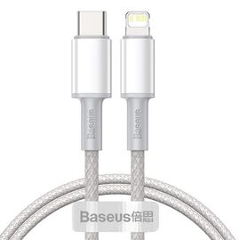 Baseus CATLGD-02 lightning cable 1 m White | Techbox