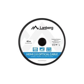Lanberg CA-HDMI-20FB-0300-BK optical cable HDMI M/M 30m v2.0 4K | Techbox