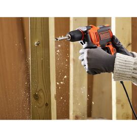 Black & Decker BEH710-QS drill 2800 RPM Black, Orange | Techbox