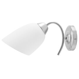 Classic single wall lamp Activejet NIKITA nickel E27 for the living room | Techbox