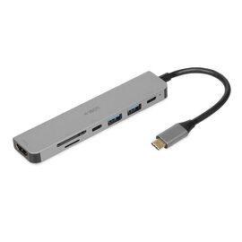 IBOX HUB USB IUH3SL4K SLIM USB3.2 HDMI 4K PD100W - USB Hubs & Card Readers - Peripherals - Techbox
