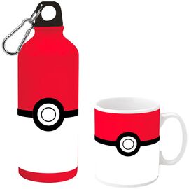 Pokemon mug + aluminium bottle set |  Techbox