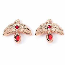 Harry Potter Fawkes Rose earrings