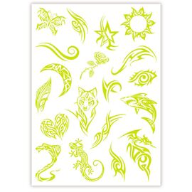 Crazy Chic Glow in the dark tattoos