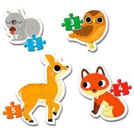 Forest Animals My First Puzzle 2-3-4-5pcs - Puzzles - Gifts - Techbox