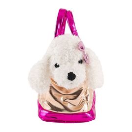 Hand bag + plush golden Didi dog 28cm