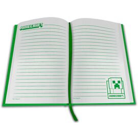 Minecraft Notebook with led clock |  Techbox
